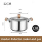 Double-Bottom Stainless Steel Soup Pot