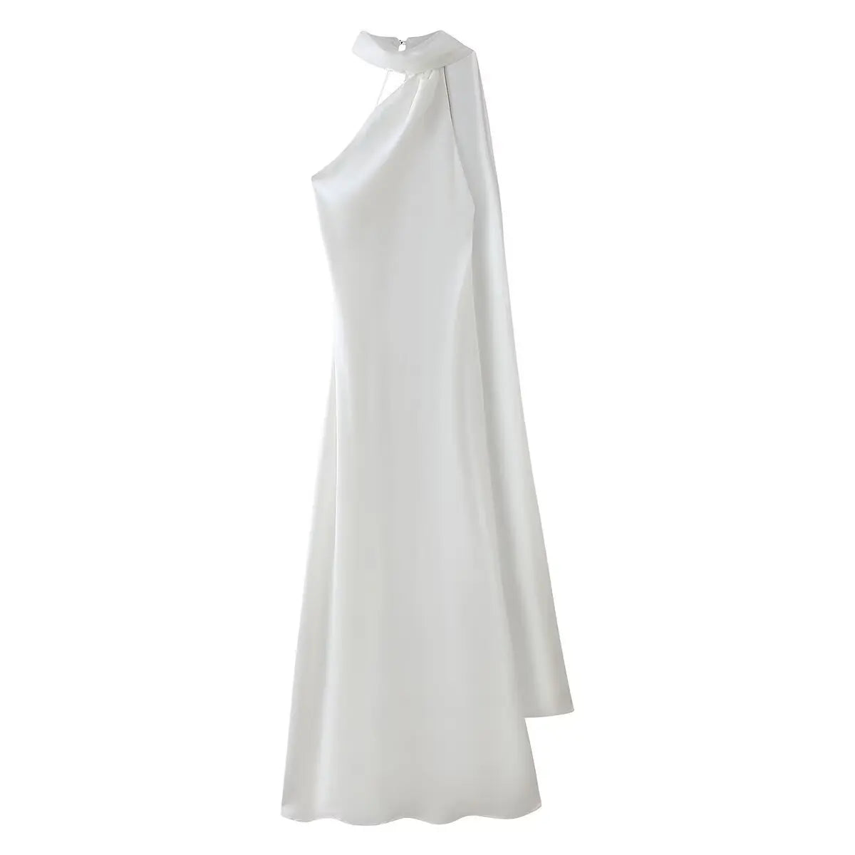 VEITCHE Sleeveless Halter Party Gown