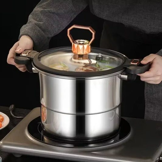 Micro Pressure Stainless Steel Soup Pot