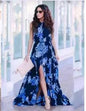 Street Style Printed Waist Maxi Dress