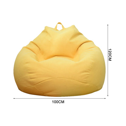 Large Soft Fluffy Bean Bag Sofa Cover