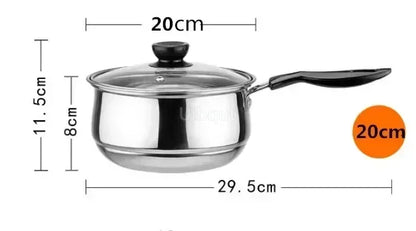 Double-Bottom Stainless Steel Soup Pot