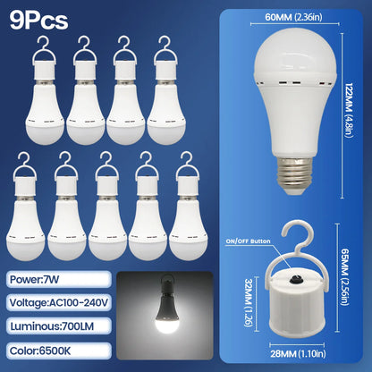 Rechargeable LED Emergency Bulb