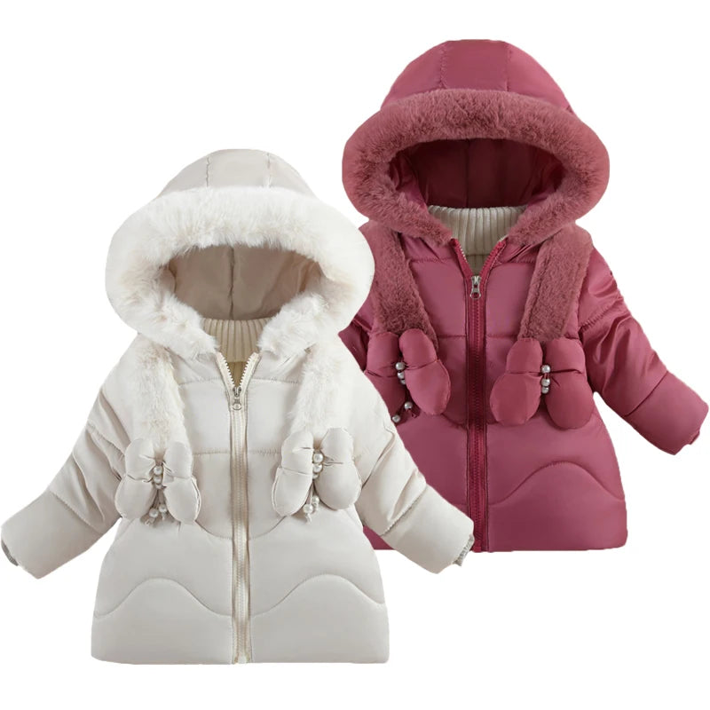 Baby Girls Winter Hooded Jacket
