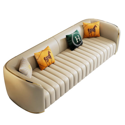 Luxury Leather Sofa for Small Living Room