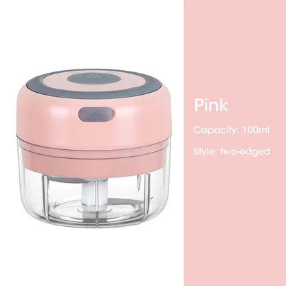 300ML USB Electric Garlic Chopper – Mini Food Crusher