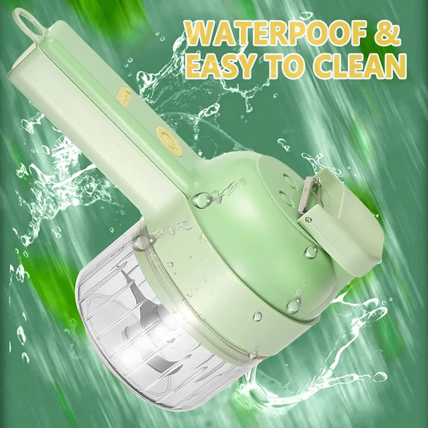 Wireless Electric Food Chopper & Cutter Set