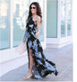 Street Style Printed Waist Maxi Dress
