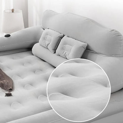 Double Inflatable Air Bed with Backrest