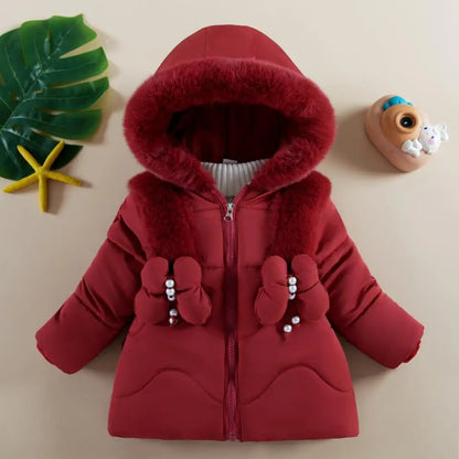 Baby Girls Winter Hooded Jacket