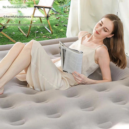 Double Inflatable Air Bed with Backrest