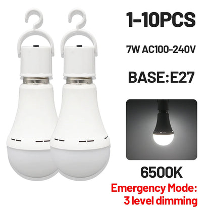 Rechargeable LED Emergency Bulb