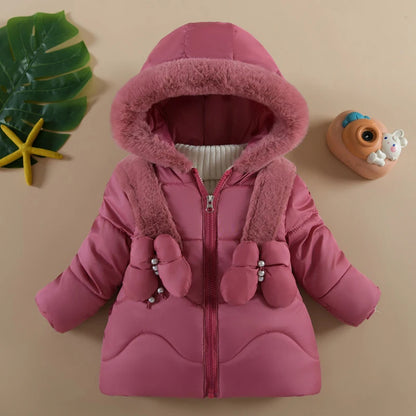 Baby Girls Winter Hooded Jacket