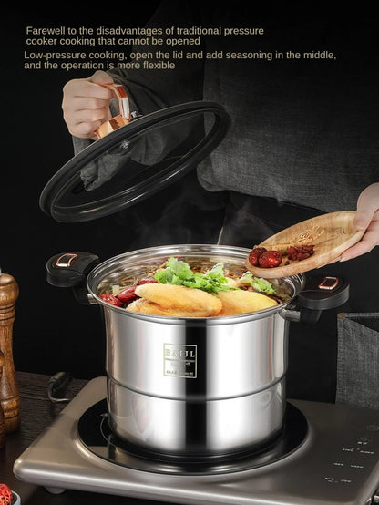 Micro Pressure Stainless Steel Soup Pot