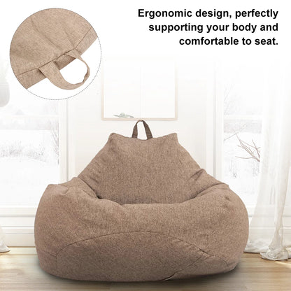 Bean Bag Sofa Cover for Living Room & Bedroom