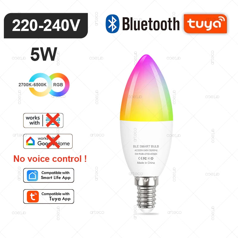 Tuya RGB Smart LED Bulb