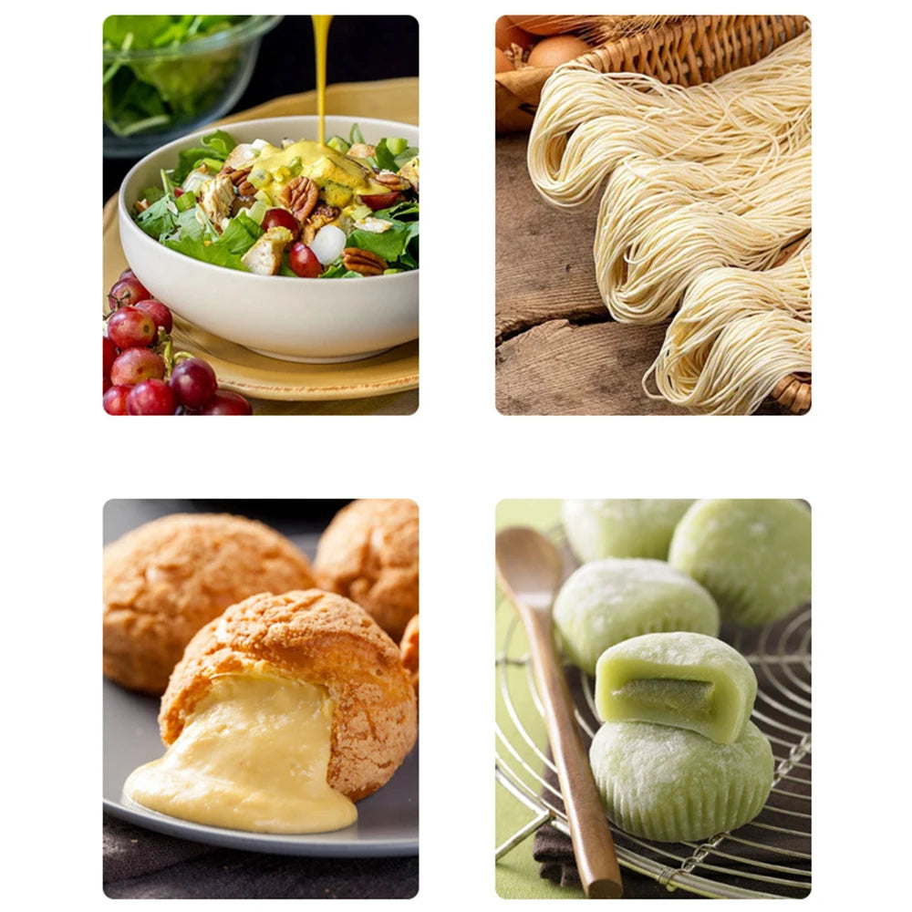 Powerful Electric Mixer with Dough Hook & Whisk