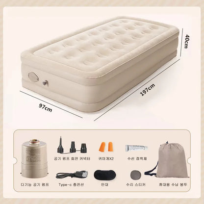 Double Inflatable Air Mattress with Pump