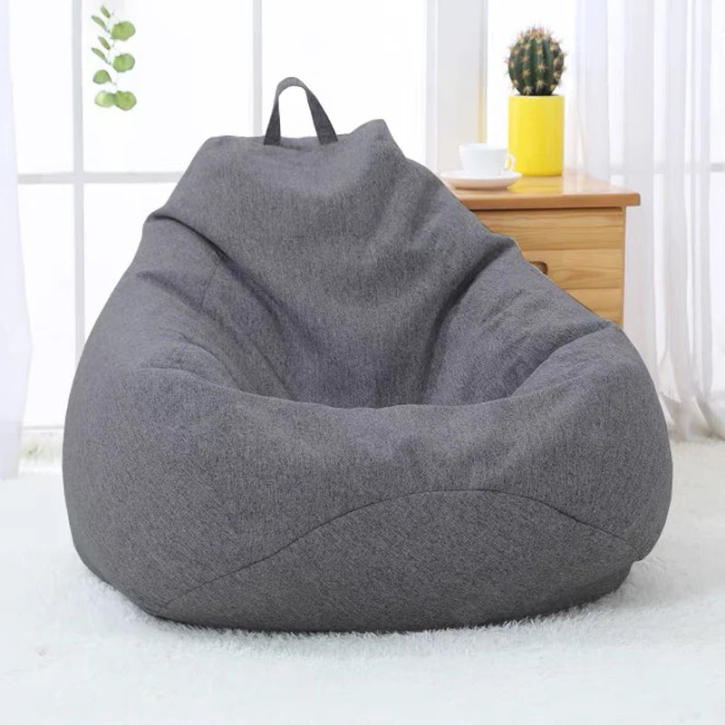 Large Soft Fluffy Bean Bag Sofa Cover