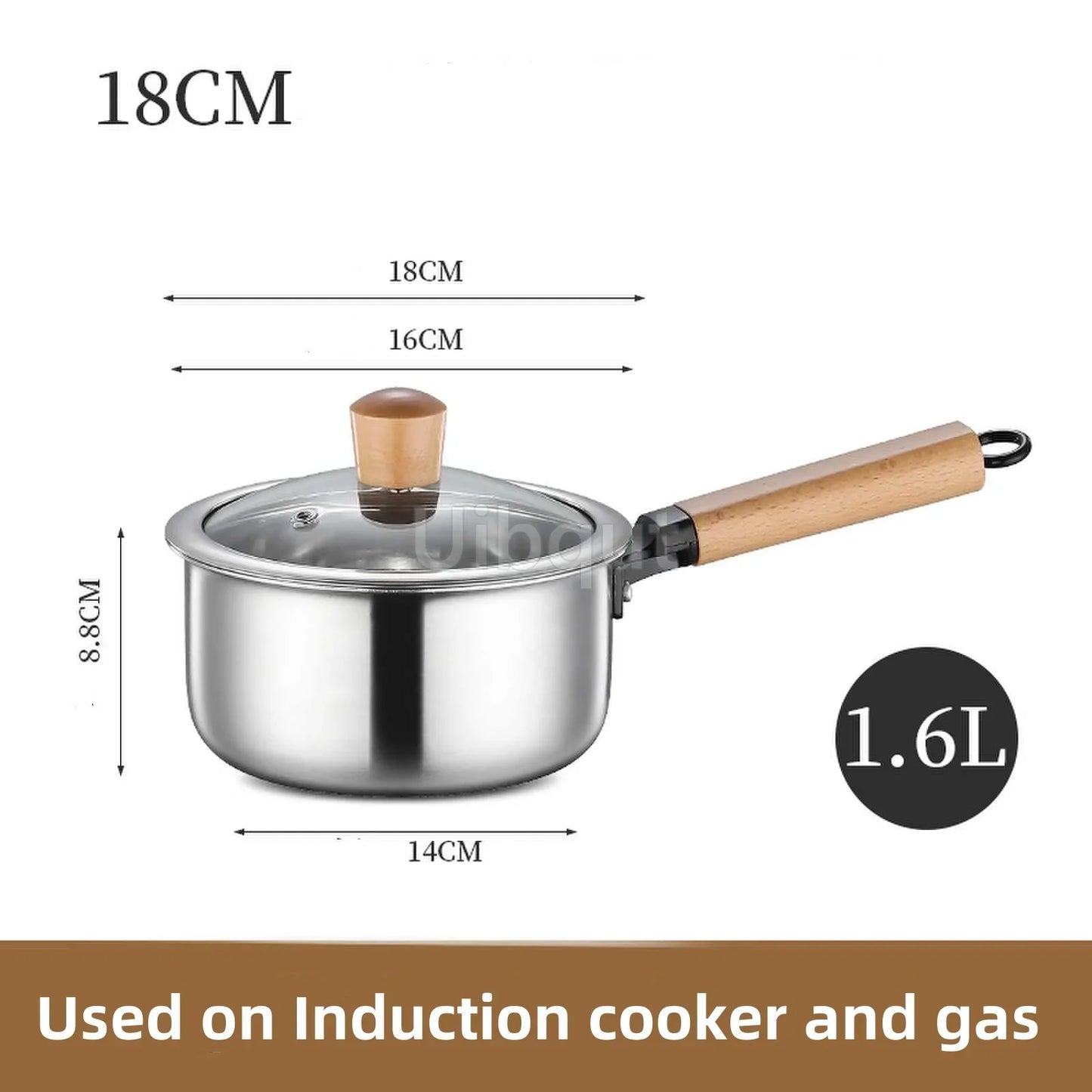 Double-Bottom Stainless Steel Soup Pot