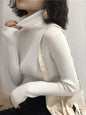 Slim Fit Turtleneck Sweater for Women