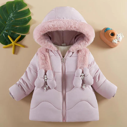 Baby Girls Winter Hooded Jacket