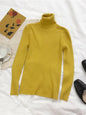 Slim Fit Turtleneck Sweater for Women