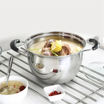 Double-Bottom Stainless Steel Soup Pot