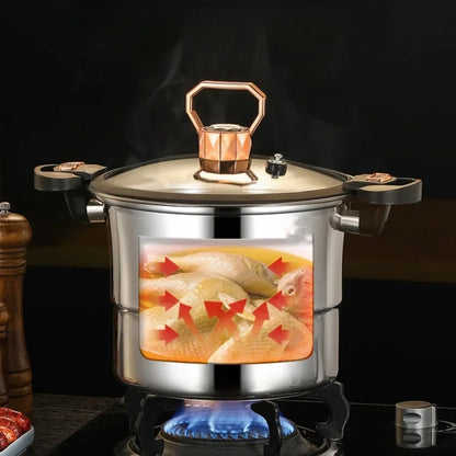 Micro Pressure Stainless Steel Soup Pot