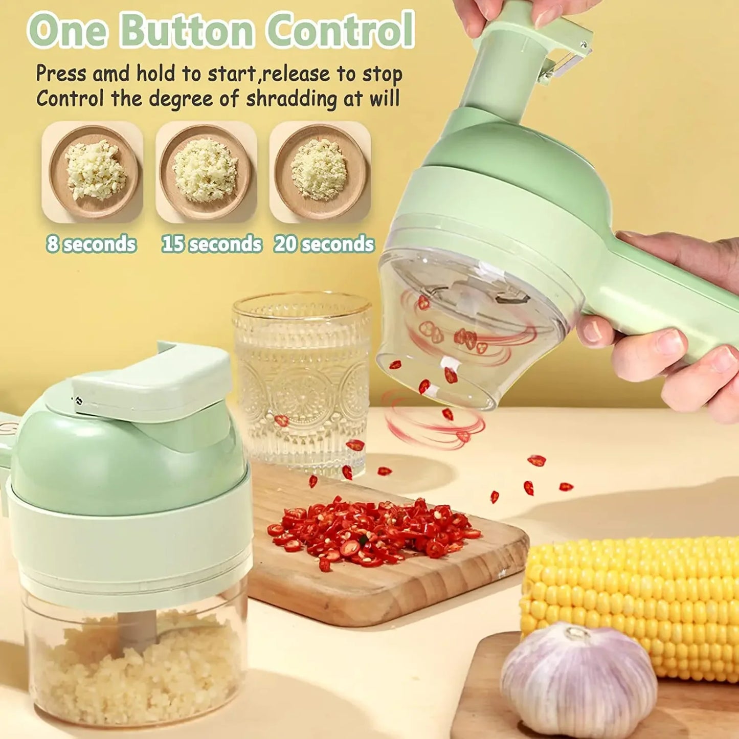 Electric Food Chopper Set