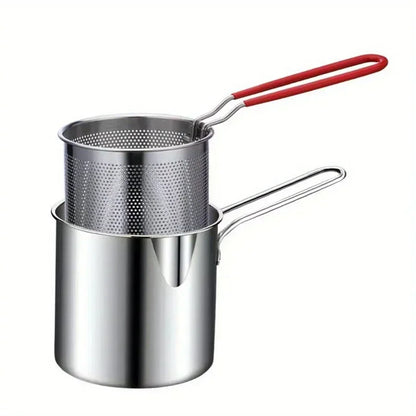 Stainless Steel Deep Fryer with Filter