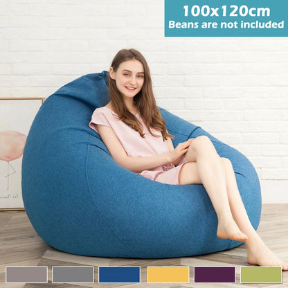 Bean Bag Sofa Cover for Living Room & Bedroom