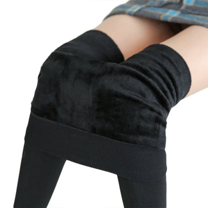 Velvet High-Waist Leggings