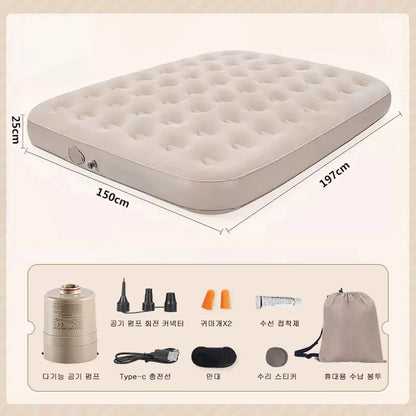 Double Inflatable Air Mattress with Pump