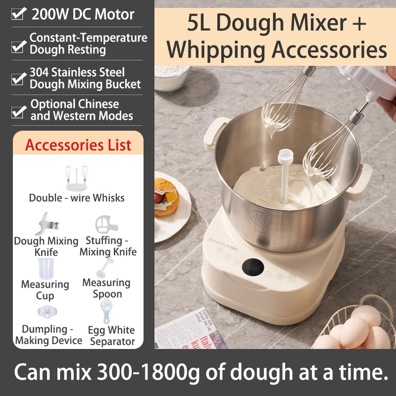 Stand Mixer – Dough Blender & Egg White Whipper