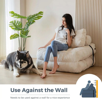 Minimalist Floor Sofa with Vacuum Compression