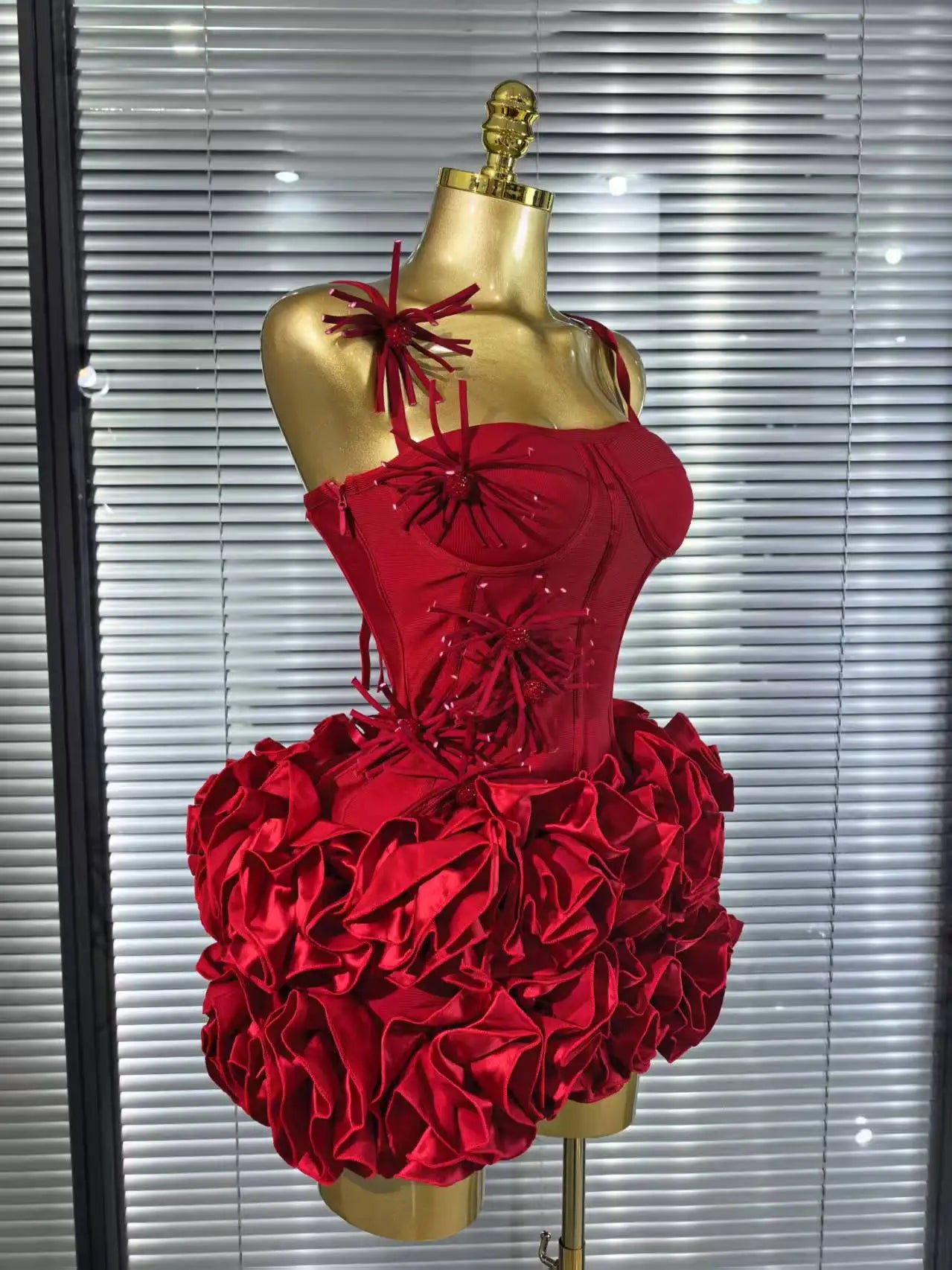 Women’s Halter Floral Two-Piece Mini Dress