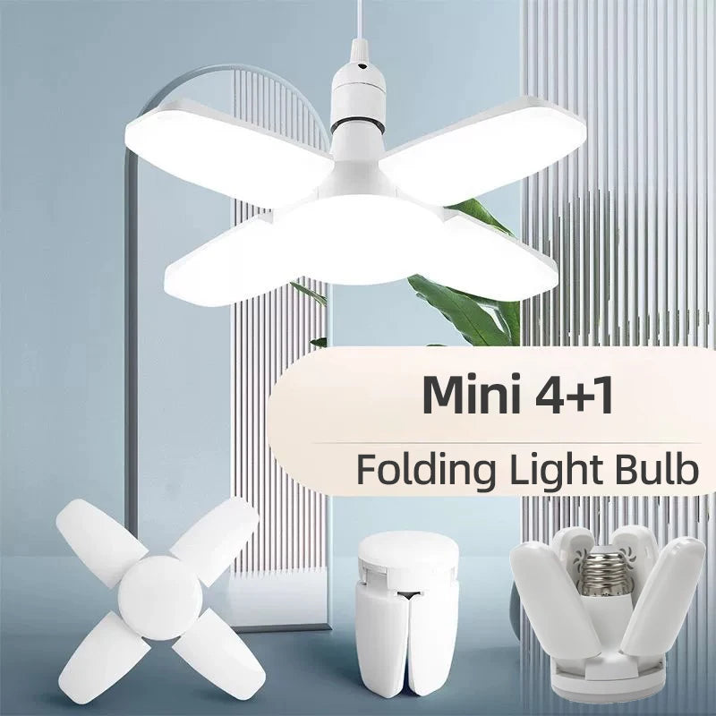 Foldable Fan-Shape LED Bulb
