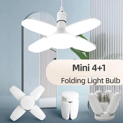 Foldable Fan-Shape LED Bulb
