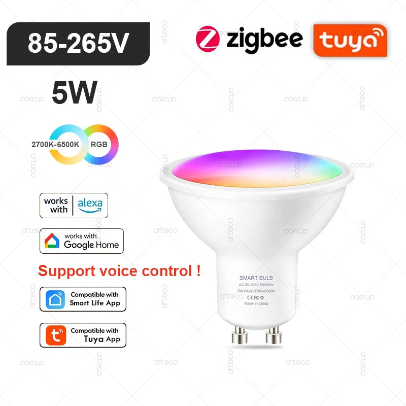 Tuya RGB Smart LED Bulb