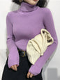 Slim Fit Turtleneck Sweater for Women