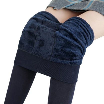 Velvet High-Waist Leggings