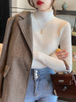 Casual Knit Turtleneck Sweater for Women