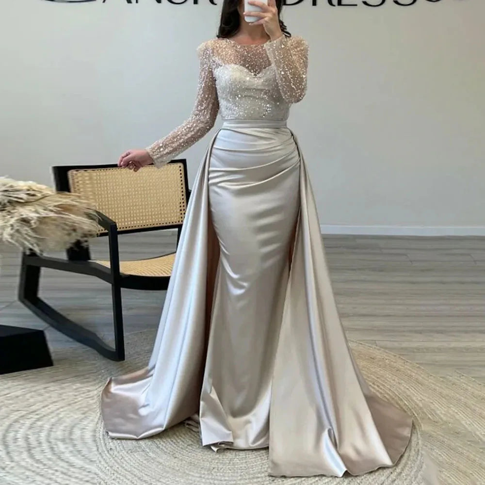 Sequin Maxi Dress for Prom, Wedding & Hosting