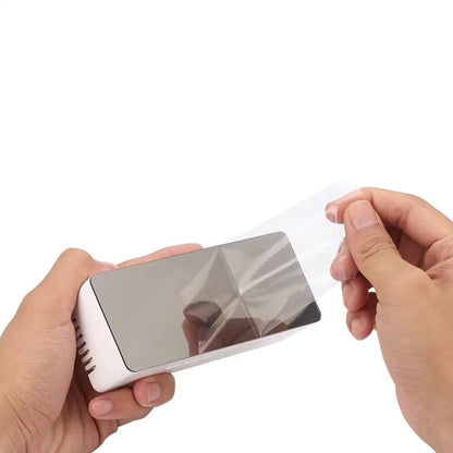 Digital LED Mirror Alarm Clock with Snooze Function.