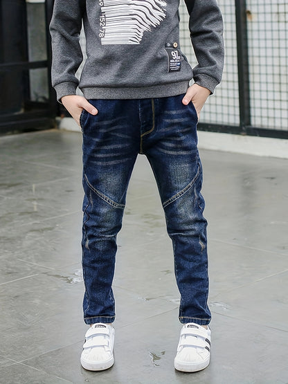 Soft-Fit Durable Kids’ Jeans for Spring/Fall