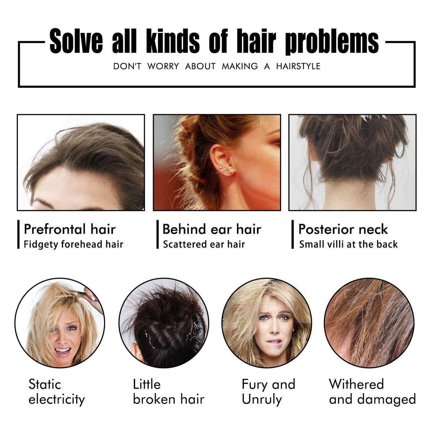 Hair Styling Wax Stick for Smooth Edges