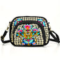 Floral Embroidered Crossbody Bag