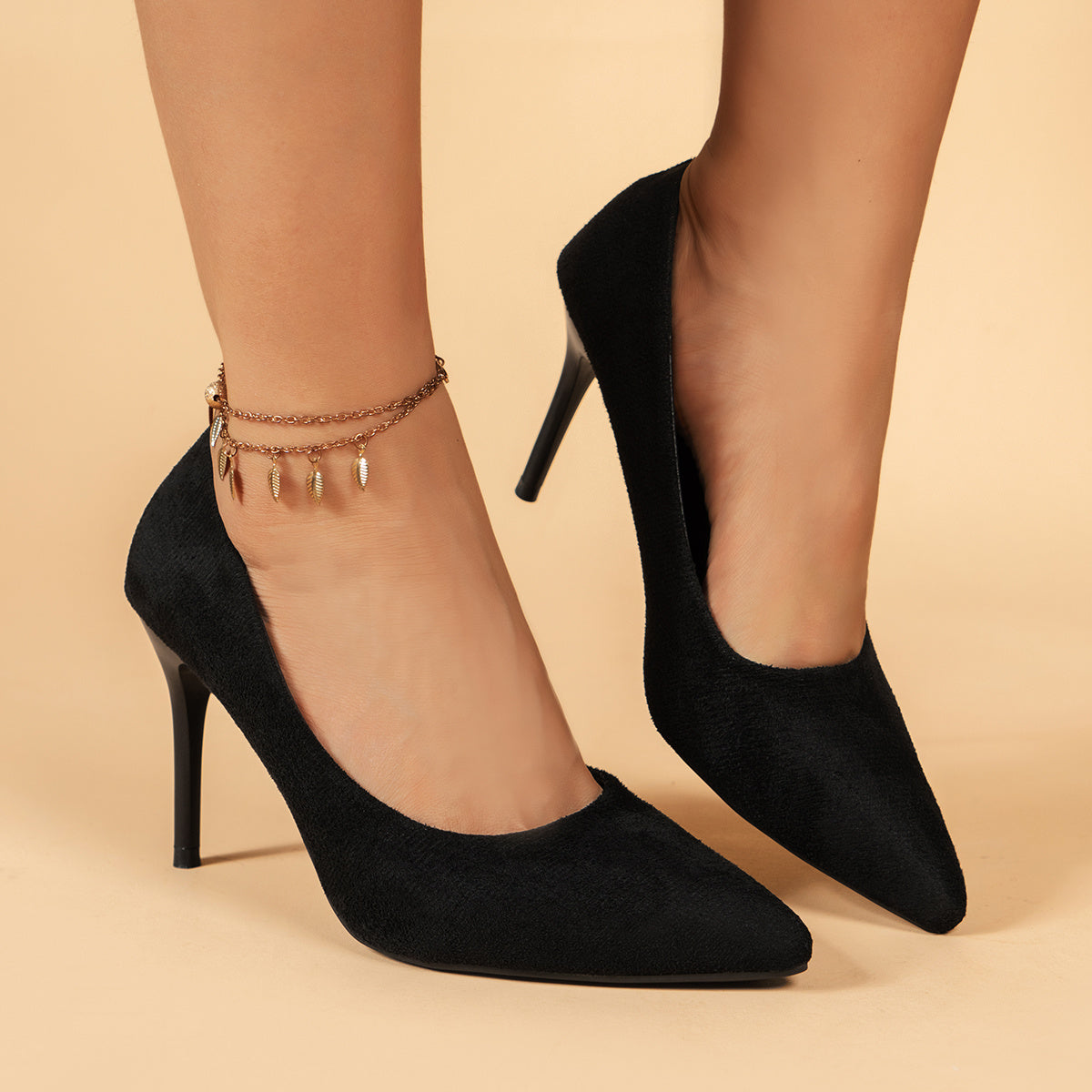 Black Stiletto Pumps for Work & Evening