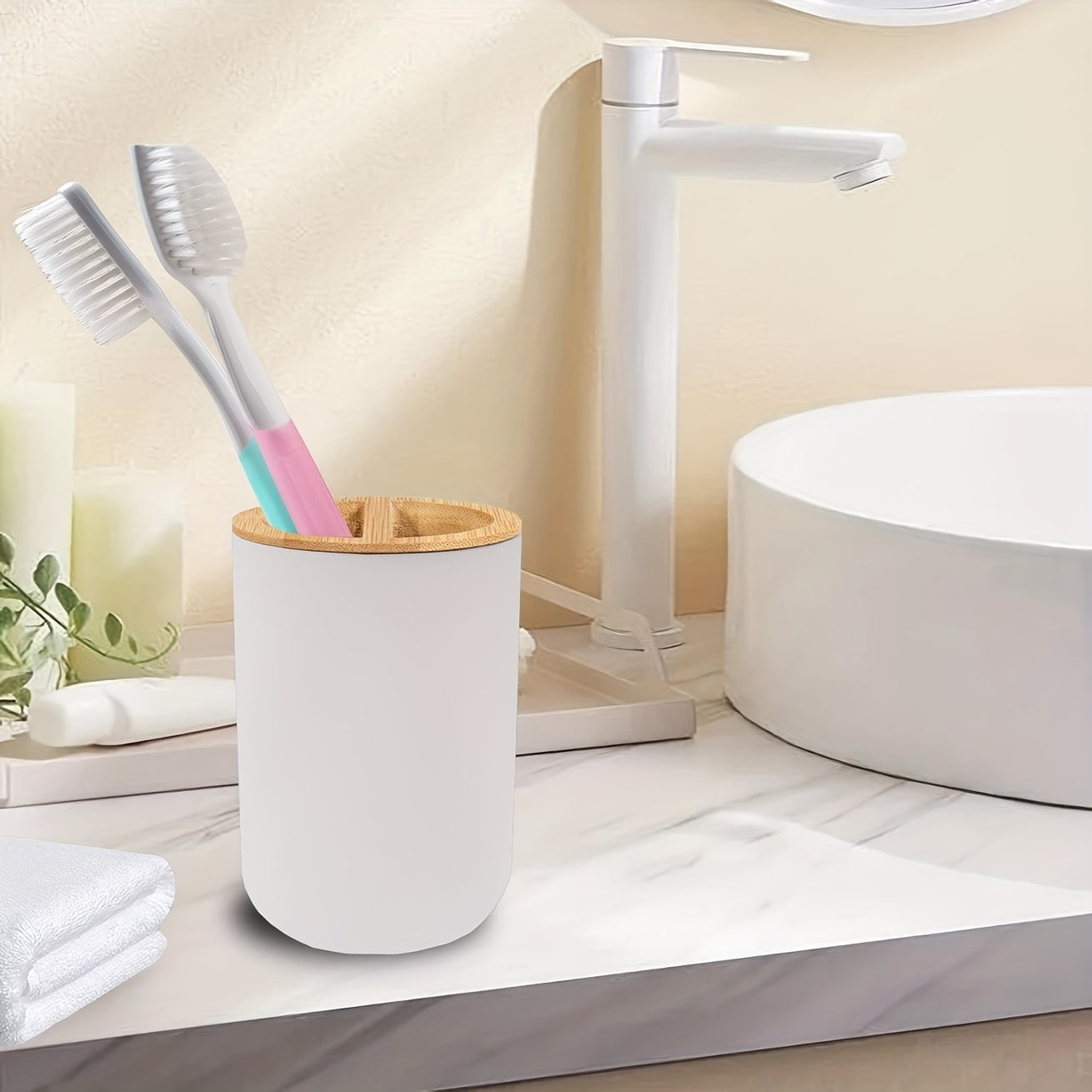Toothbrush & Toothpaste Holder